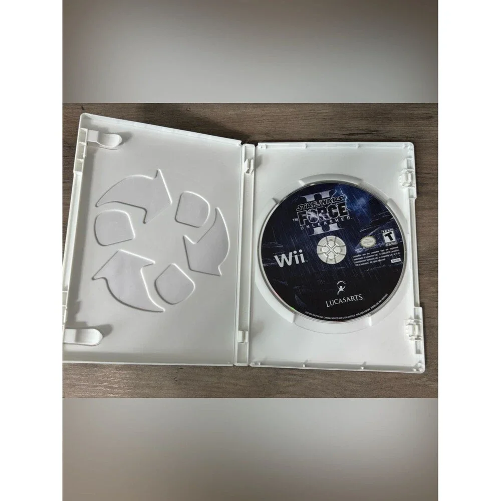 Lot of 2 – Star Wars: The Force Unleashed I & II (Nintendo Wii) – No Manuals